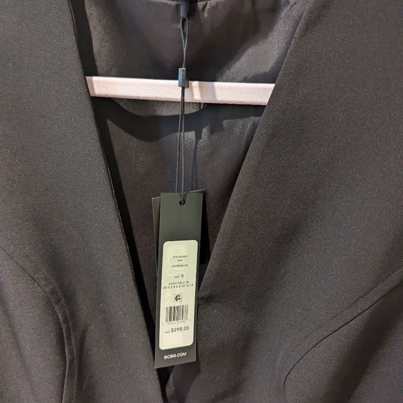 BCBGMAXAZRIA Floral Trim One Button Vest - Picture 5 of 5